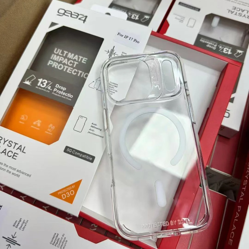 Magsafe Wireless Charger - Oryginalne przezroczyste etui Gear4 z obsługą