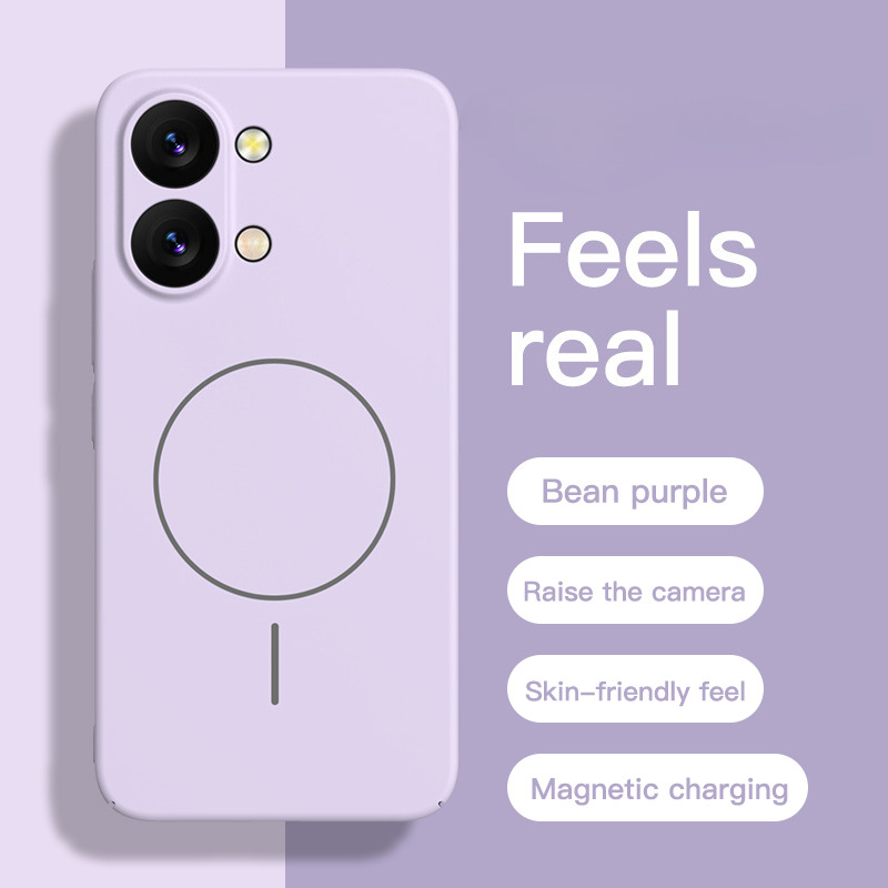 Magsafe Wireless Charger - Wysokiej jakości matowy silikonowy futerał na