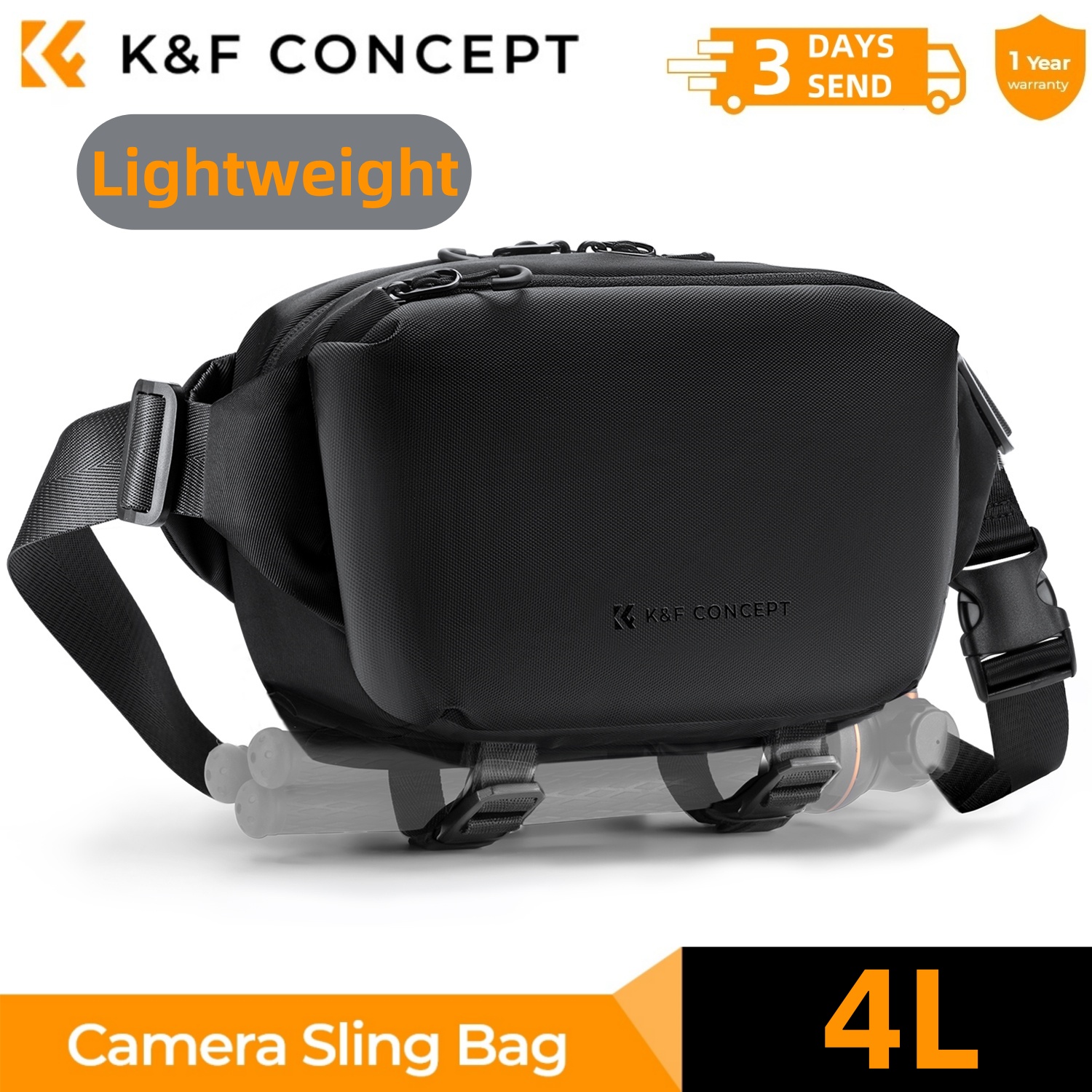 Phone Accessories For Travel - Torba na aparat K&F CONCEPT 4L,