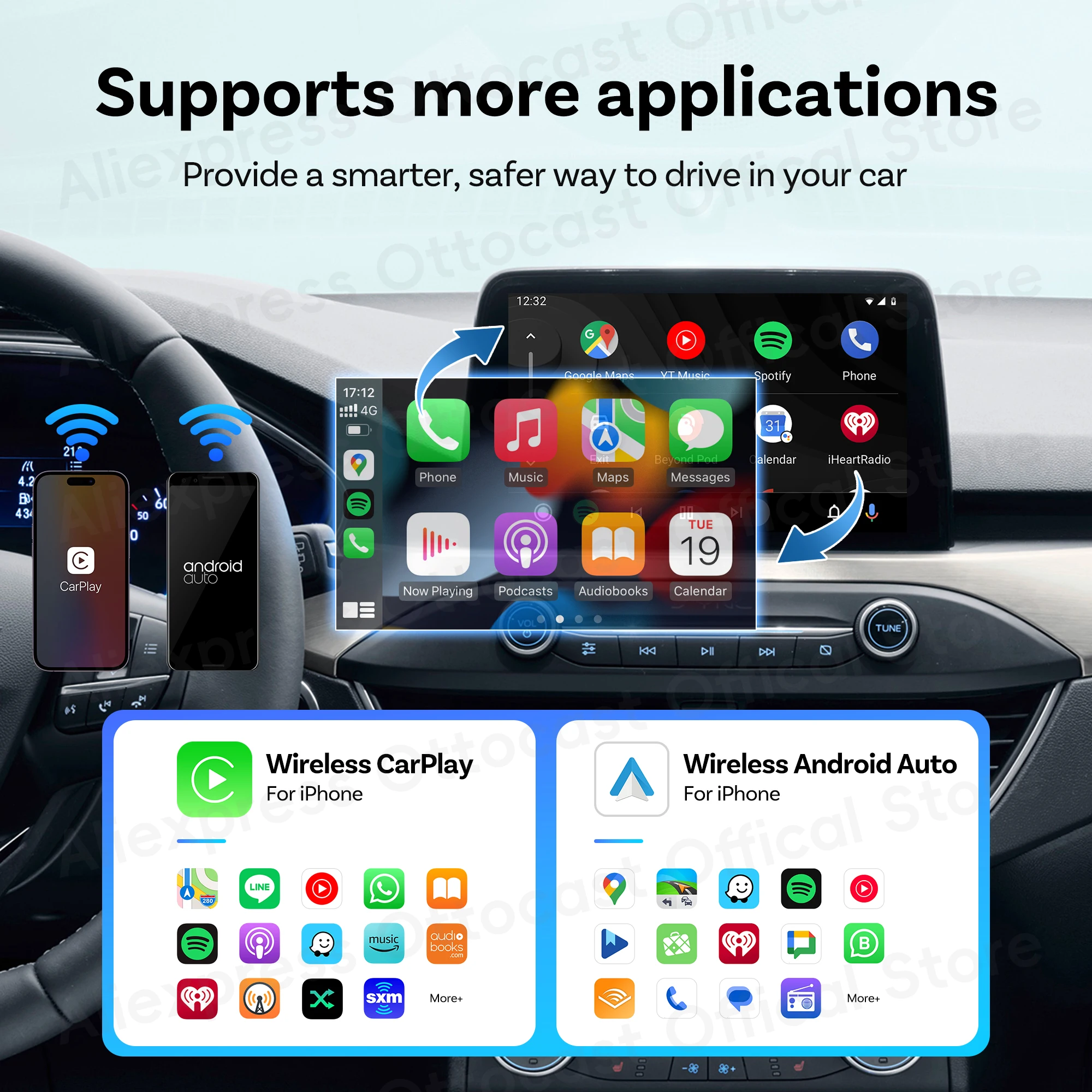 Adapter bezprzewodowy OTTOCAST – Phone Accessories Android recenzja i cena