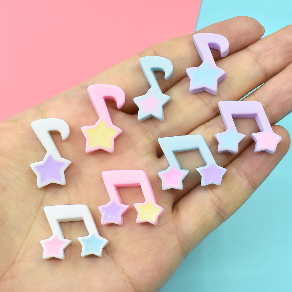 10Pcs Żywica Gwiazda Muzyka Os – Phone Accessories Clipart recenzja i cena